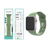 Curea din silicon pentru ceas Apple Watch, 42-44 mm verde